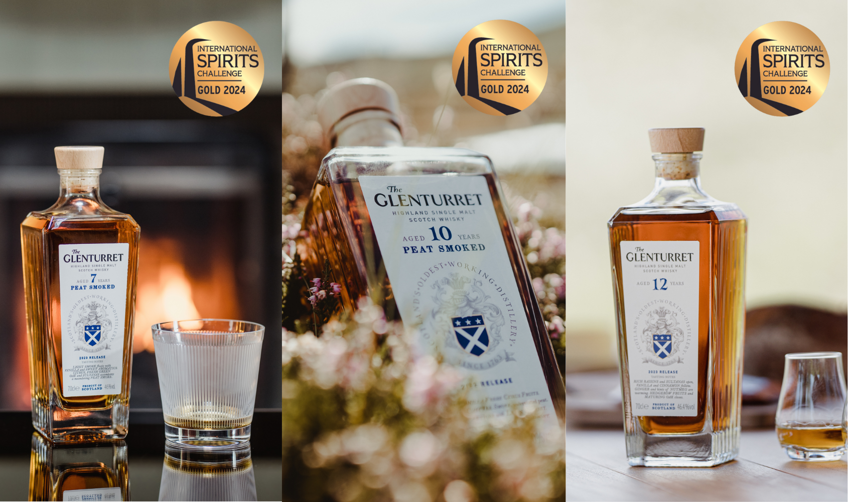 ウィスキー2本セットGLENTURRET 2024リリース GLENSCOTIA